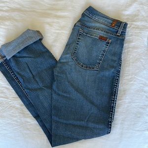 7 For All Mankind Light Wash Jeans